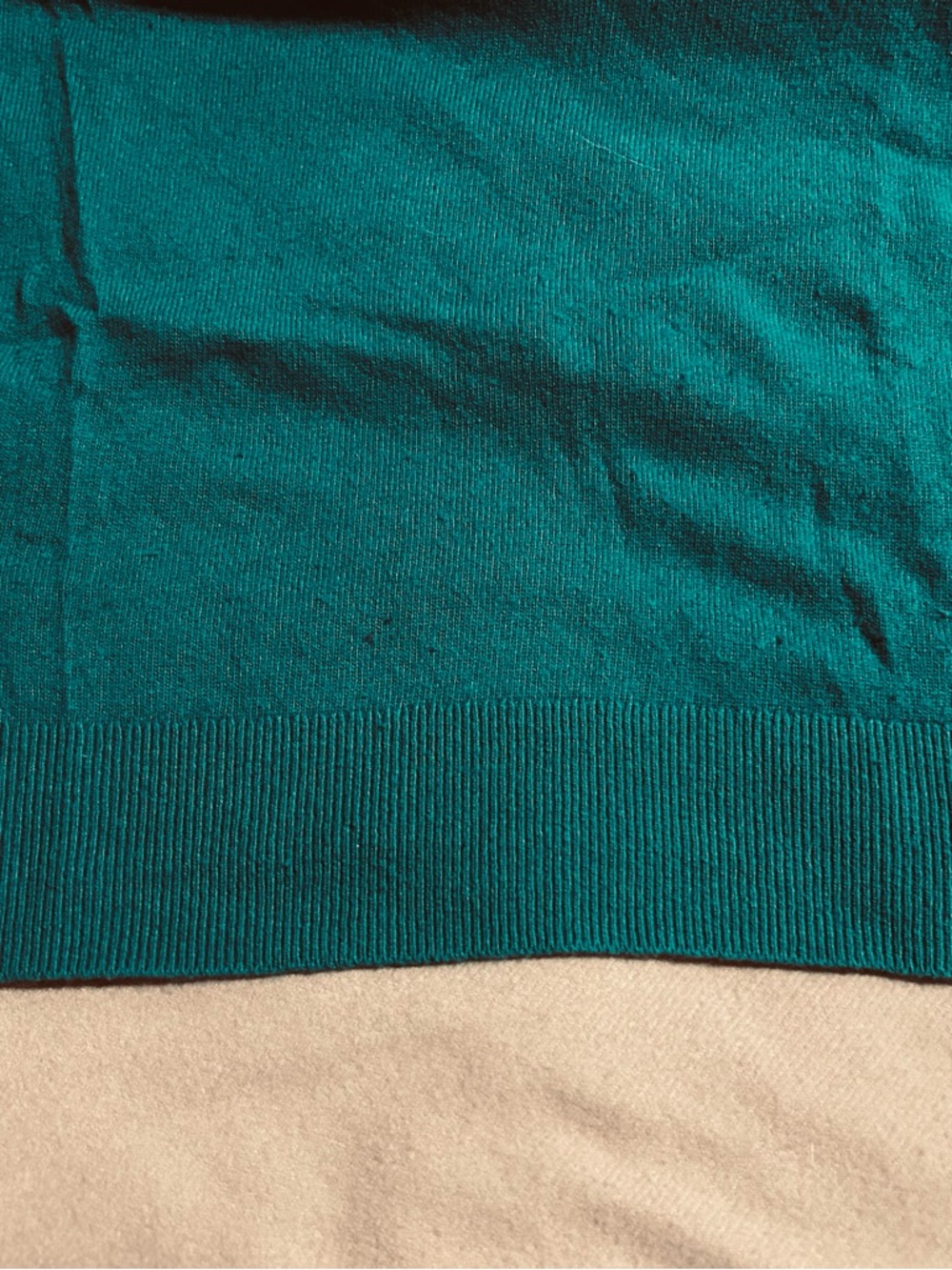 Banana Republic Teal Merino Crewneck Sweater with fine Italian Filpucci yarn - Picture 3 of 7